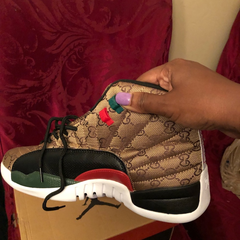 Men’s Custom Made Jordan’s Retro 12 size 13